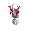 Bouquet Pink Dried flowers "Mini" | including vase | Length ± 15 centimetre | Per bouquet