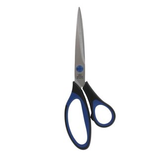 4A Silver Blue Household Scissor E21 | Length 9 centimeter | Per scissor