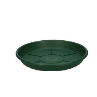 4A Plastic Water Saucer | Colour: Dark green | Diameter 20 centimetre | Per 10 saucers