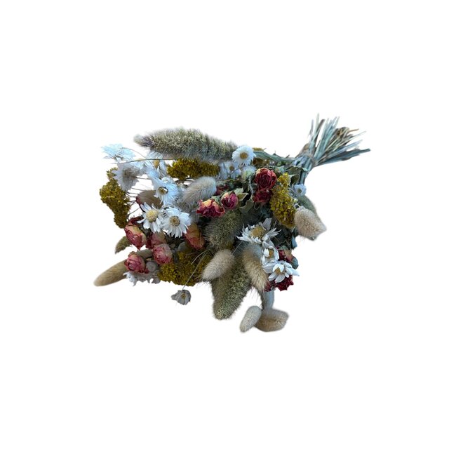 Mixed Colours Bouquet Dried Flowers “Summer Vibe Orange” | Length ± 40 centimetre | With yellow, white and orange flowers | Per bouquet