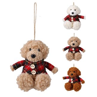4A Dog Christmas Hanger Assorted | Colour: Mixed Colours | Christmas Decoration | Length 11 centimetre | Per 24 hangers