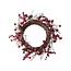 Berry Wreath | Colour: Red | Christmas Decoration | Diameter 30 centimetre | Per wreath