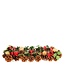 Tealight holder with Pine cones | Colour: Brown | Christmas Decoration | Length 44 centimeter | Width 15 centimeter | Height 8 centimeter | Per tealight holder