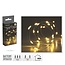 Warm White LED String Light Wire battery-powered | Colour: Silver | Christmas Decoration | 20 LED Lights | batteries not included | Length 95 centimetre | Per light string