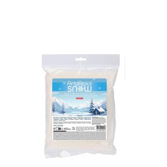 4A Organic Snow Powder | Colour: Natural White | Christmas Decoration | Content 2 liter | Per bag
