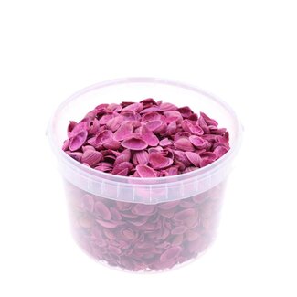 4A North Sea Shells in reusable bucket | Colour: Cerise | Bucket contents 3 liter | Per bucket