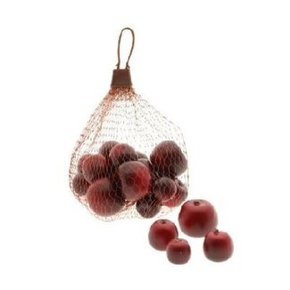 4A Assorted Apple | Colour: Red | Christmas Decoration | Per net