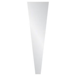 4A Bloemenhoezen voor enkele Roos OPP30 | Kleur: Transparant | Lengte 45 centimeter | Breedte  5 - 12 centimeter | | Per 100 hoezen