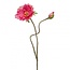 Papaver Kunstbloem | Kleur: Roze | Klaproos kunstbloemen | Lengte ± 74 centimeter | Per 6 kunstrozen