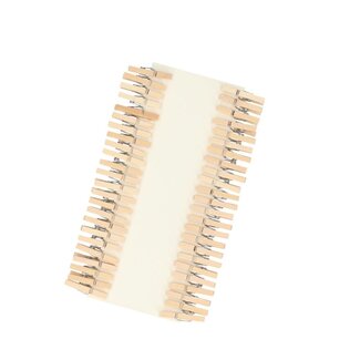 4A Wooden Peg | Colour: Light brown | Length 25 millimeter | Per 48 pegs