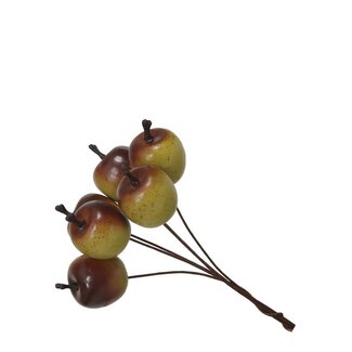 4A Apple pick | Colour: Green Red | Christmas Decoration | Diameter 20 millimeter | Per 36 apples