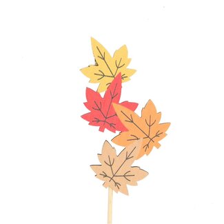 4A Herfst 10cm Blad x4 6*10cm