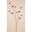 Branche de baies Fleur artificielle | Couleur: Rouge | Longueur ± 110 centimètre | Par pièce