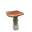 Herfst Deco paddenstoel d15*16cm