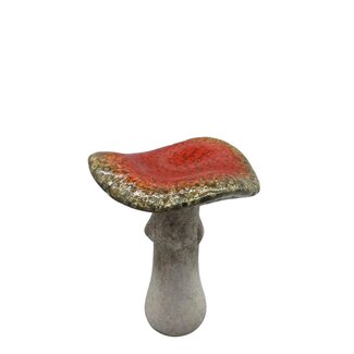4A Herfst Deco paddenstoel d09*11cm