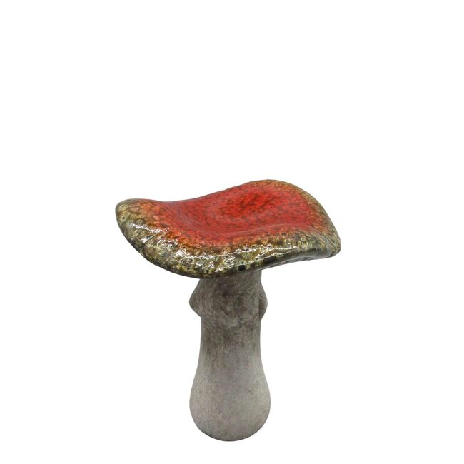 Herfst Deco paddenstoel d09*11cm