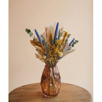MyFlowers Boeket droogbloemen "Beautiful Dawn" | Lengte ± 55 centimeter | Gewicht ± 250 gram