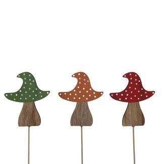 4A Herfst 20cm Paddenstoel 7*8cm