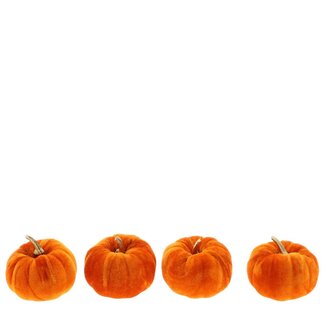 4A Herfst Deco pompoen 8cm x4