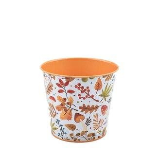 4A Herfst Zink Autumn pot d13*11.5cm