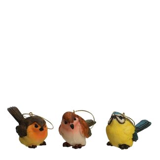 4A Herfst Hanger vogel 5.5*4cm