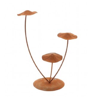 4A Herfst Deco Mushroom d07*30cm
