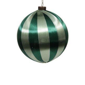 4A Stringball Kerstballen | Kleur: Groen | Kerst Decoratie | Diameter 8 centimeter | Per 8 kerstballen