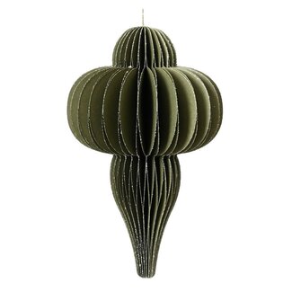 4A Suspension pour sapin de Noël | Couleur : Vert | Décoration de Noël | Longueur 40 centimeter | Par suspension