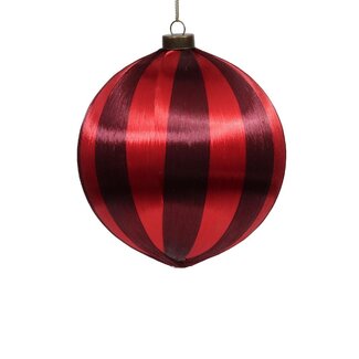 4A Stringball Kerstballen | Kleur: Rood | Kerst Decoratie | Diameter 8 centimeter | Per 8 kerstballen