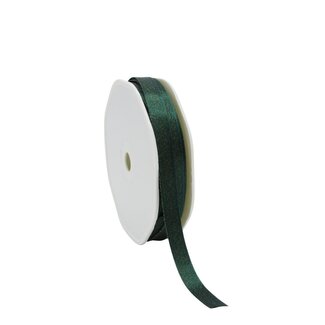 4A Ruban satin "Luxury" | Couleur : Vert foncé | Décoration de Noël | Largeur 10 millimètres | Longueur 25 mètres | Par rouleau