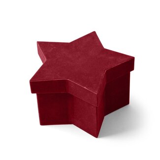 4A Boîte cadeau Hatbox “Noelle” | Couleur : Rouge | Décoration de Noël | Longueur 16 centimètres | Largeur 10.5 centimètres | Hauteur 9 centimètres | Par 6 boîtes cadeau
