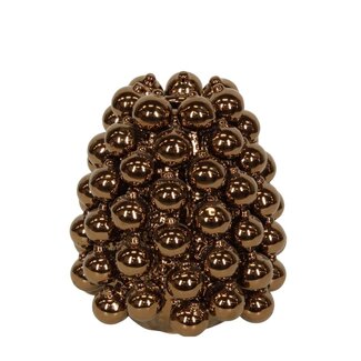 4A Vase en céramique "Balls" | Couleur : Or | Décoration de Noël | Diamètre 20 centimètres | Hauteur 23 centimètres | Par vase