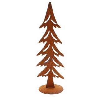 4A Holzweihnachtsbaum “Fjorda” | Farbe: Braun | Weihnachtsdekoration | Durchmesser 12.5 Zentimeter | Höhe 41 Zentimeter | Pro 6 Weihnachtsbäume
