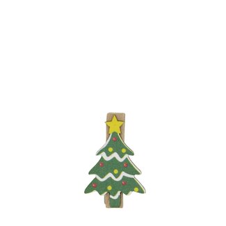 4A Pinces pour sapin de Noël | Couleur : Vert | Décoration de Noël | Longueur 3.5 centimètre | Par 36 pinces