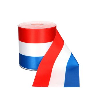 4A Graflint DC exclusif aux couleurs du drapeau néerlandais | Couleur : Tricolore | Largeur 100 millimeter | Longueur 25 meter | Par rouleau