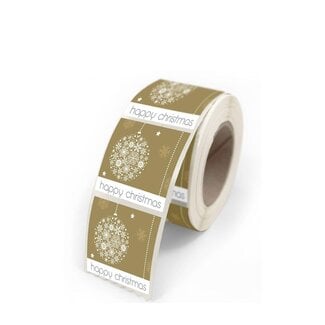 4A Kerst Sticker 40mm x500 Celeste Clayrton
