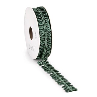 4A Ruban "Lavella" | Couleur: Vert | Largeur 20 millimètre | Longueur 4.5 mètre | Par rouleau