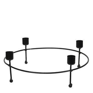 4A Kerst Kaarshouder Circle d27*8.5cm