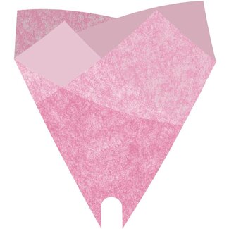 4A Hüllen Smart Sleeve Louise | Farbe: Rosa | PCR recycelter Kunststoff | Länge 50 Zentimeter | Breite 44 Zentimeter | Pro 50 Hüllen