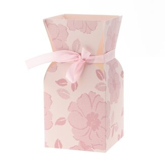4A Straußhalter-Straußvase “Vanity” | Farbe: Rosa | Durchmesser 13 Zentimeter | Höhe 26 Zentimeter | Pro 10 Vasen