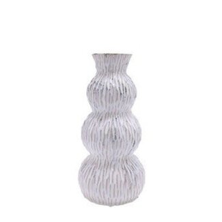 4A Maritime Perivolia Vase | Farbe: Weiß | Durchmesser 13 Zentimeter | Höhe 25 Zentimeter | Pro Vase