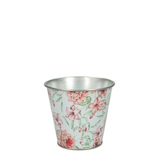 4A Zink Fleur pot d11*10cm