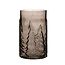 Kerst Glas cilinder Tree d16*26cm