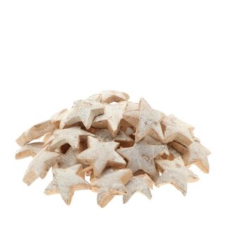 4A Kerst Deco ster coco d07cm x50