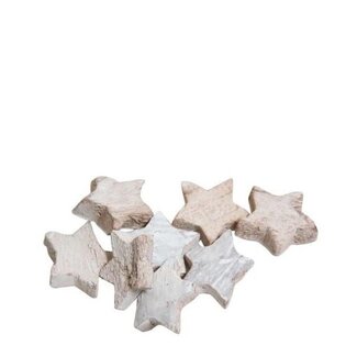 4A Kerst Deco ster coco d04.5cm x100