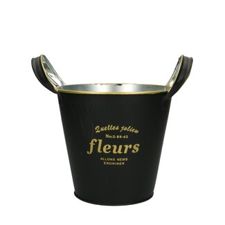 4A Zink Nolan pot d16*15cm