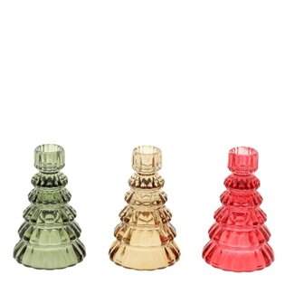 4A Kerst Kandelaar boom d08.5*13cm