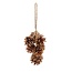 Kerst naturel Hanger Lodi d10*26cm