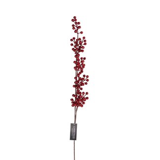 4A Kerst Tak bessen 95cm