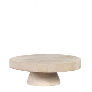 4A Hout Tray Pia/voet d30*10.5cm